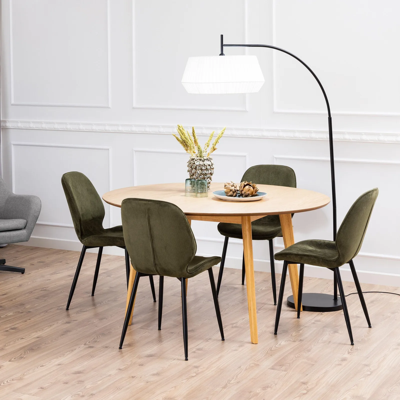 Furniture To Go Femke Dining Chair in Olive Green 4