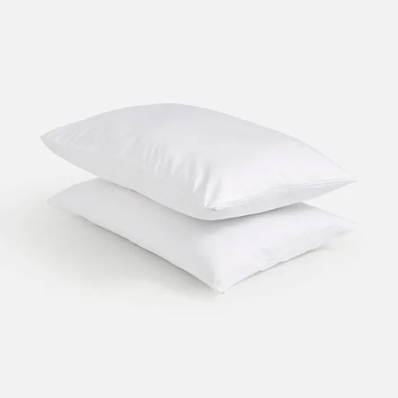 Fogarty Set of 2 Anti-Bacterial 100% Cotton Pillow Protectors 3