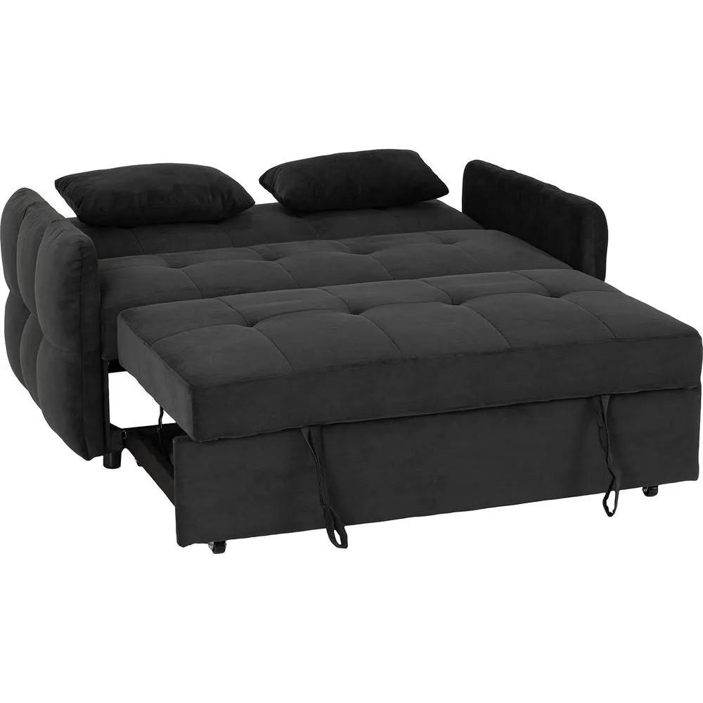 Seconique Chelsea Sofa Bed Black Fabric 5