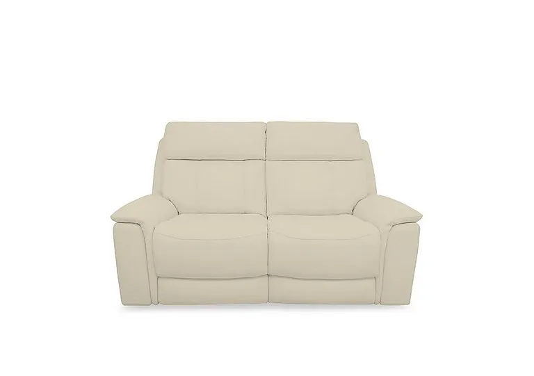 Chill Leather 2 Seater Power Recliner Sofa with Bluetooth - BV Bisque