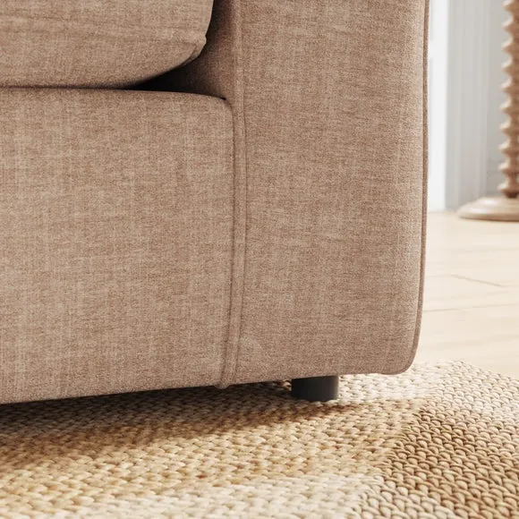 Flori Tonal Plush Chenille 2 Seater Sofa Bed 4