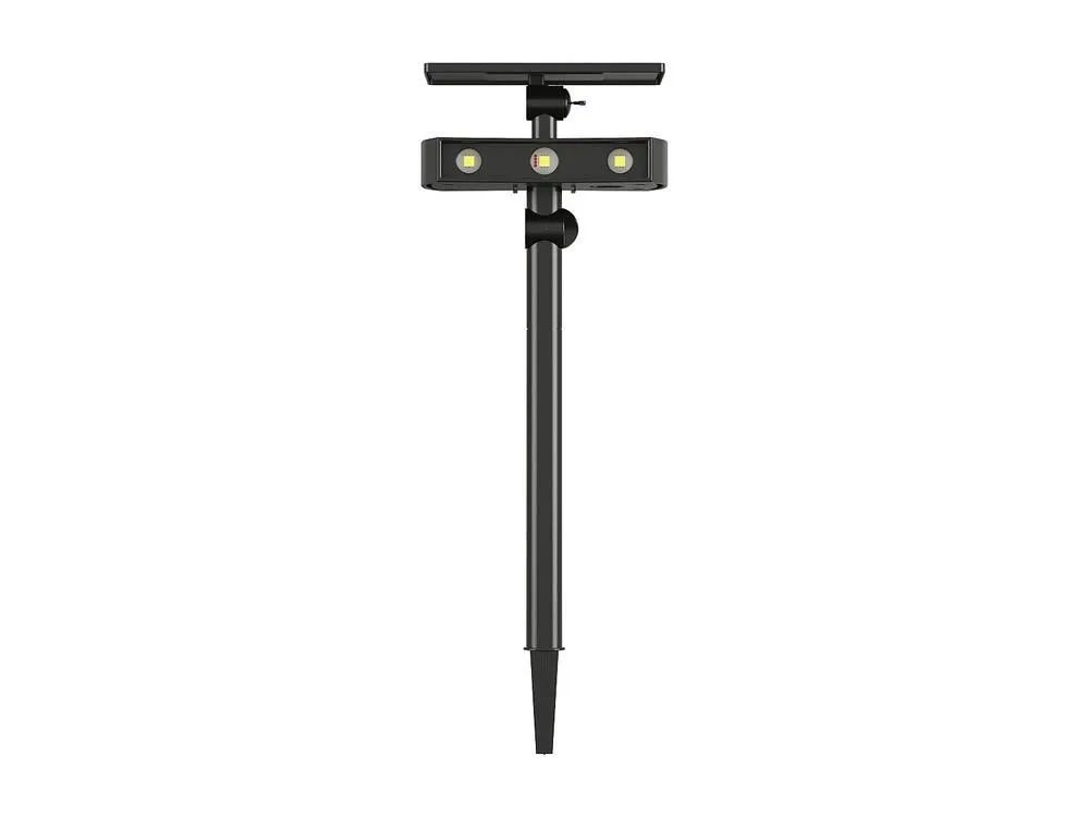 Vente-unique Solar Wall Light & Spike Spotlight 2 Cm 1 - H. 1 Cm - BAHRI in Black 4