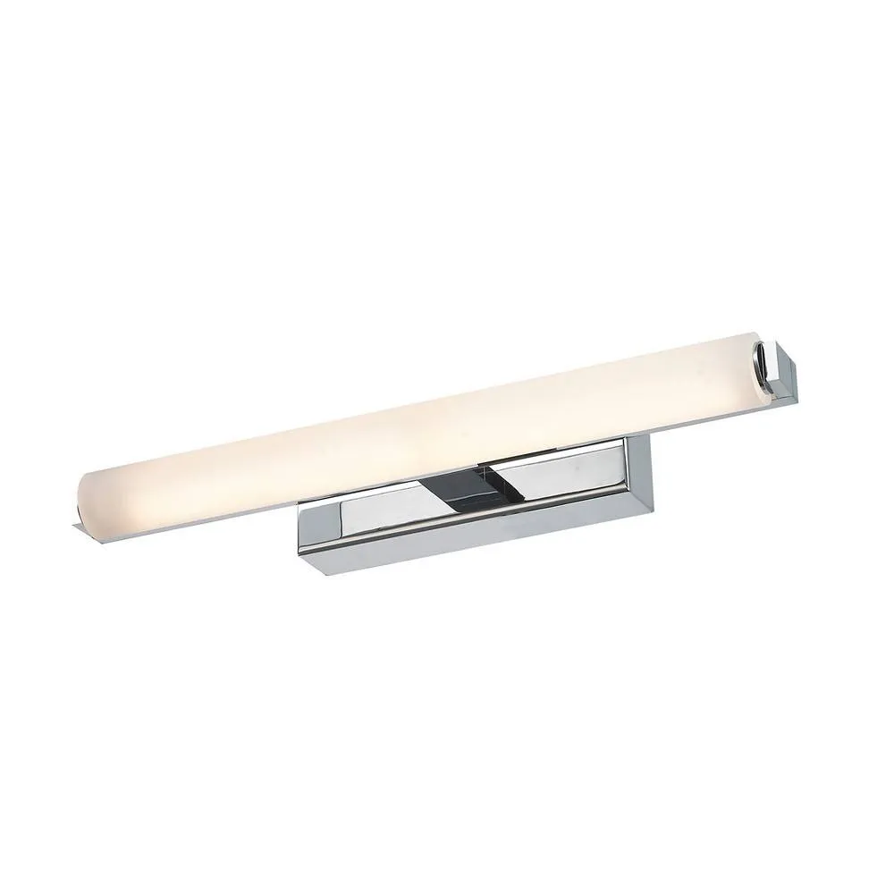 Netlighting Modern LED Wall Lamp Chrome Warm White 3000K 840lm in Grey