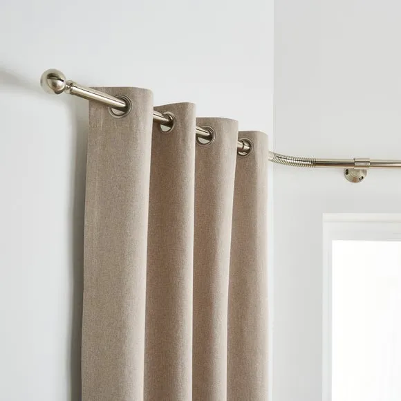 Ashton Metal Bay Curtain Pole 4