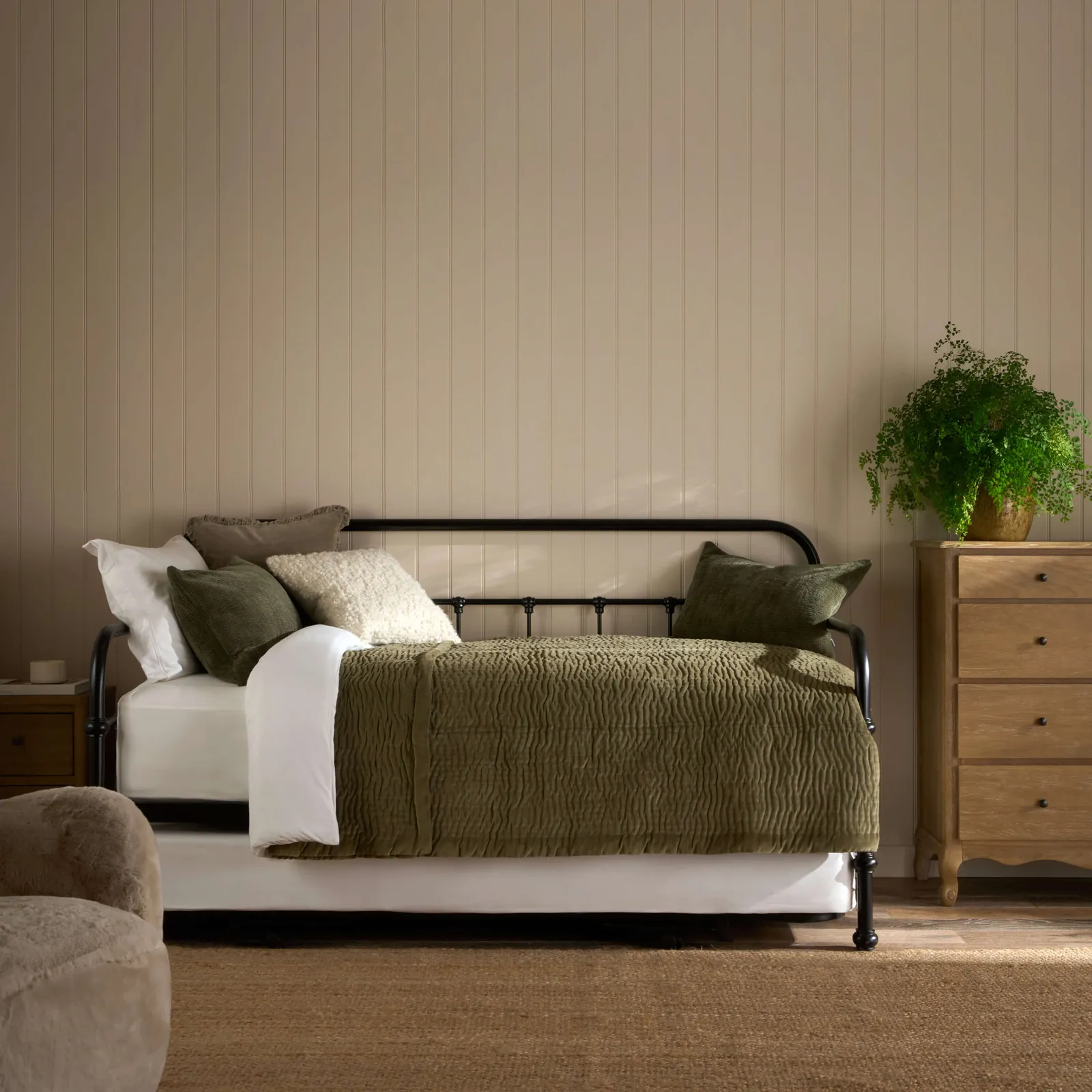 Oliver Day Bed, Single - Black, Single