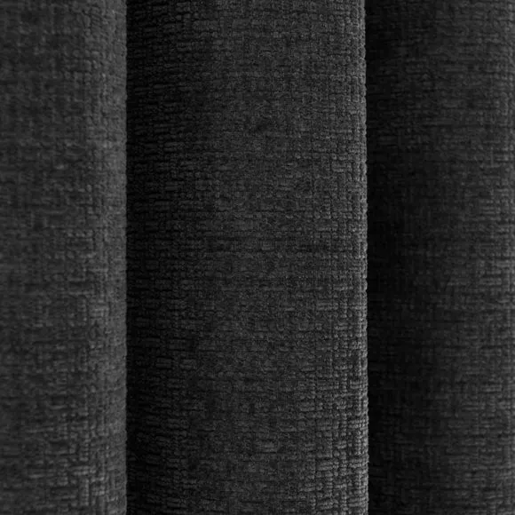 Alayna Chenille Eyelet Curtains (Blackout Available) 3