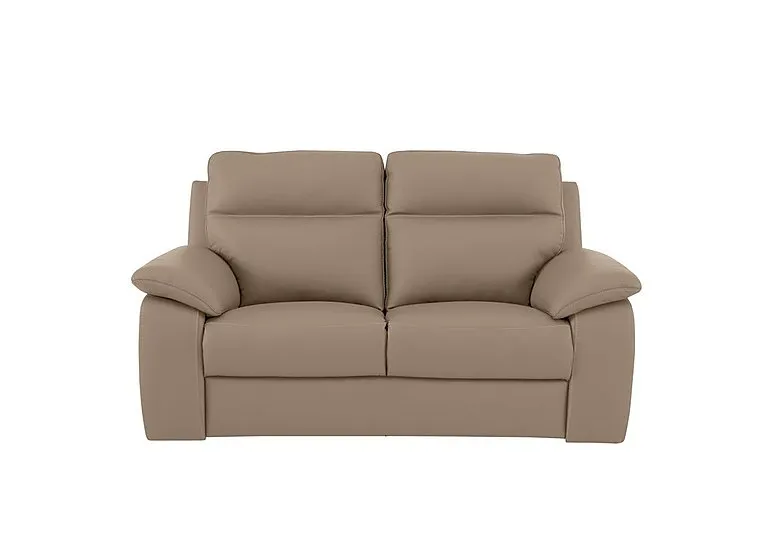 Pepino 2 Seater Leather Sofa - Torello Taupe