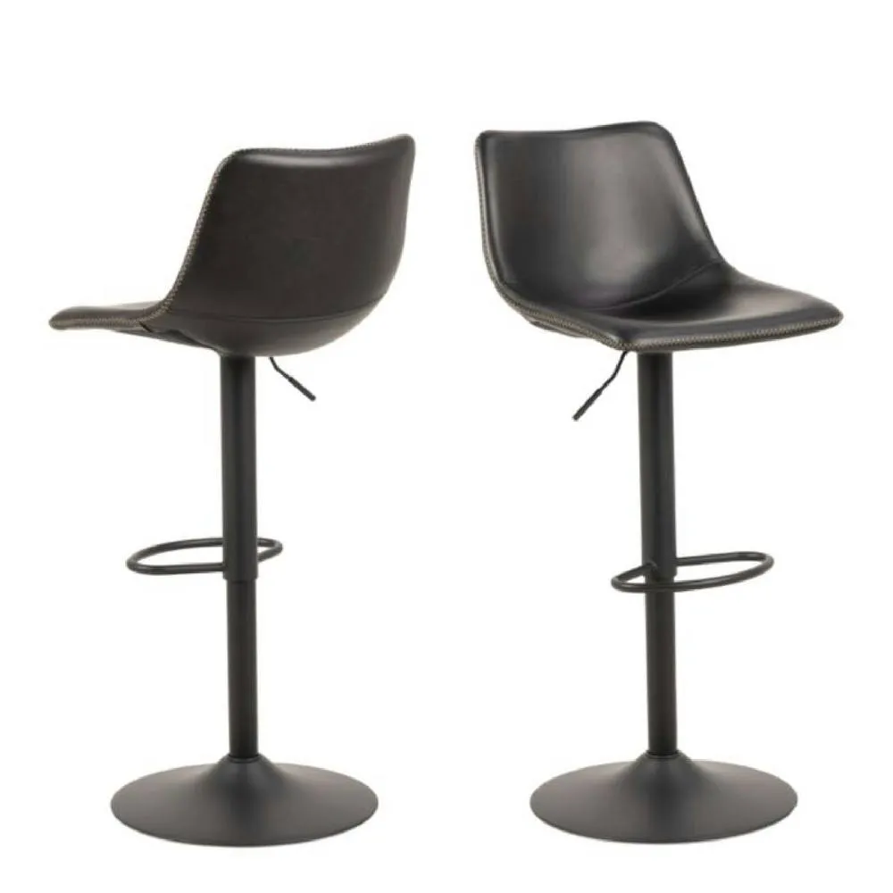 netfurniture Hampton Bar Stool in Black Price Per Stool