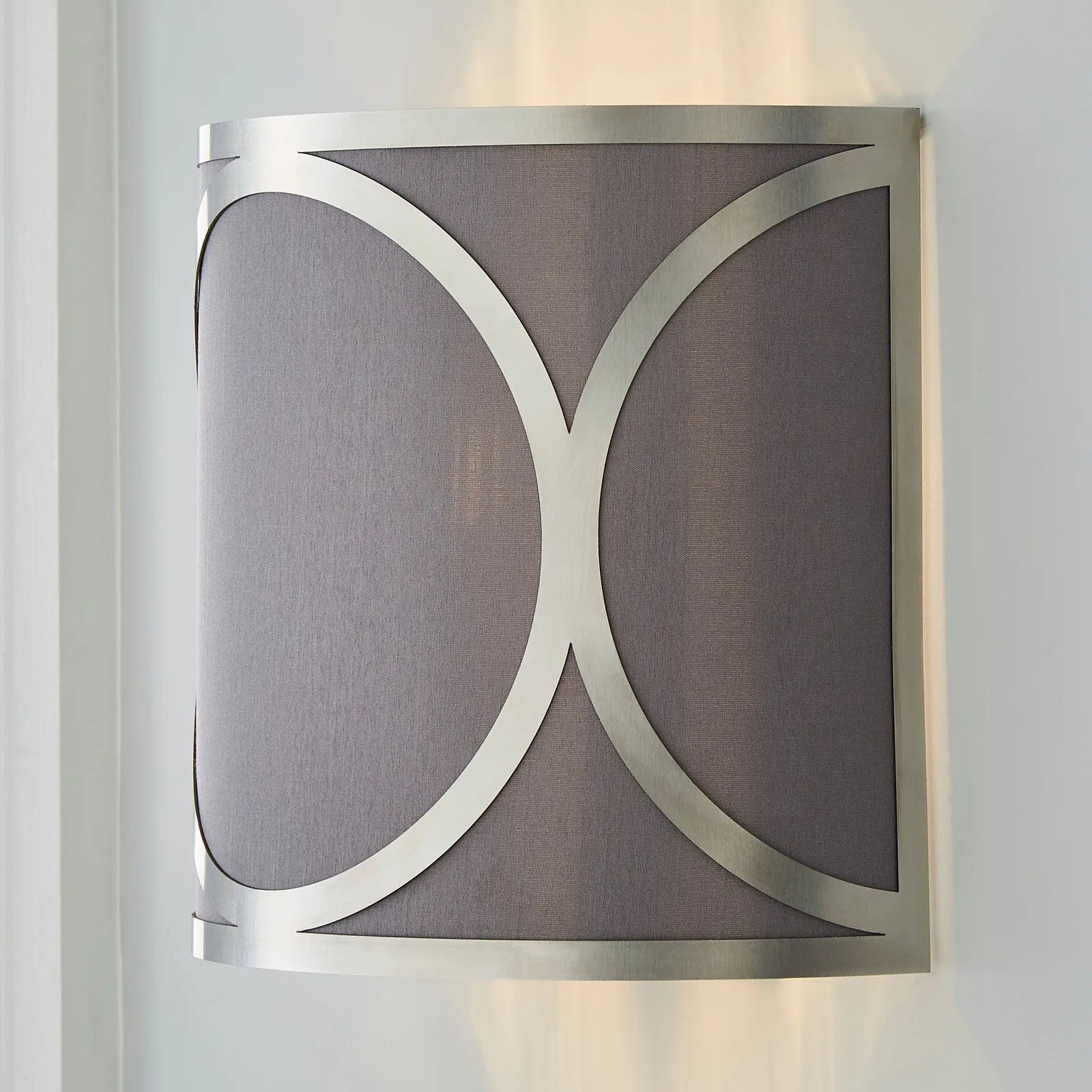 Delphi Wall Light Silver