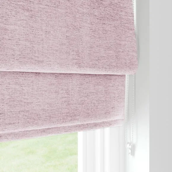 Genoa Chenille Easy Chain Blackout Roman Blind 4