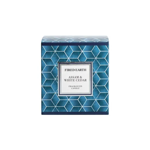 Fired Earth Assam and & White Cedar Candle 3