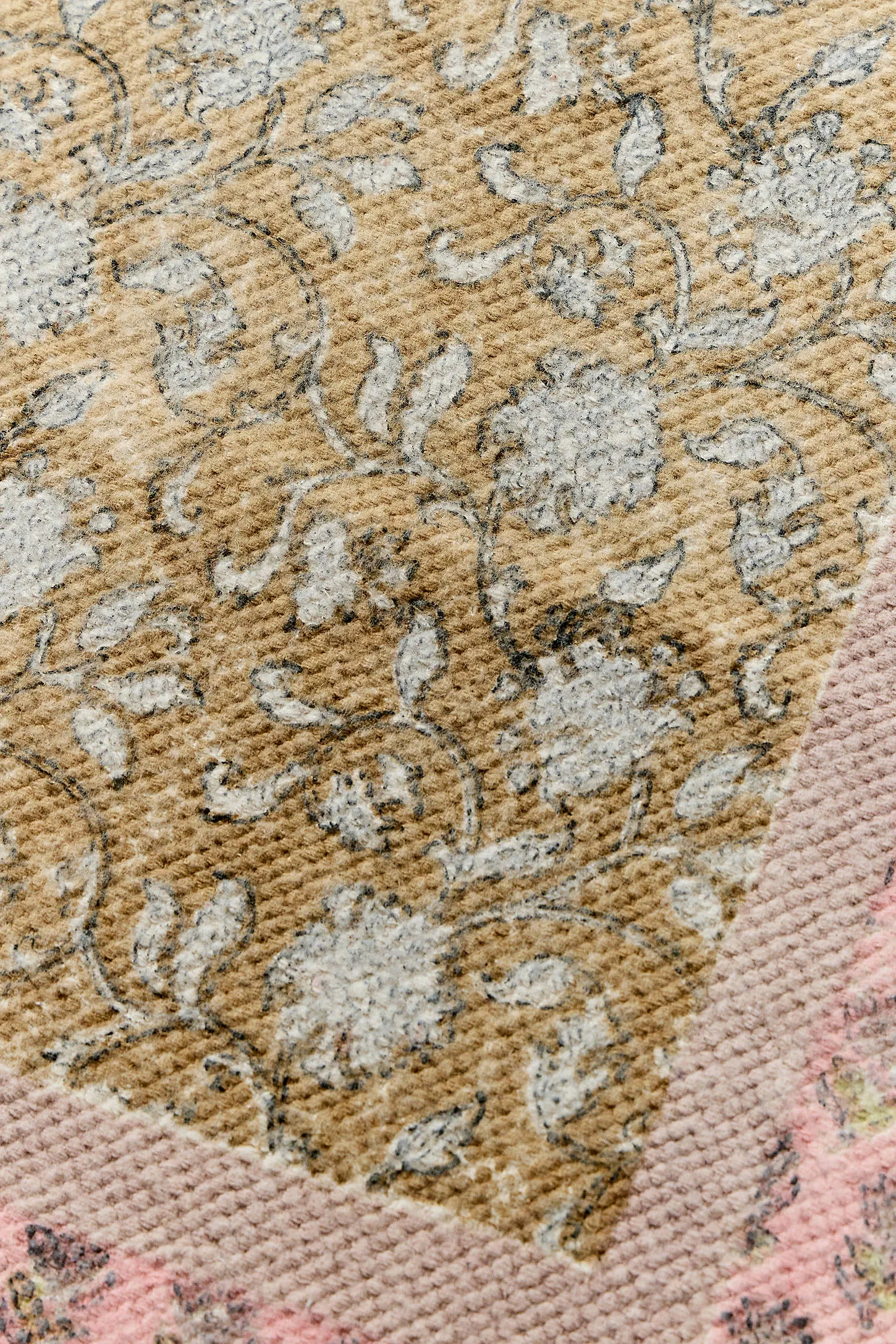 Pink Block Reversible 2x3ft / 60x90cm Rug - Pink 4