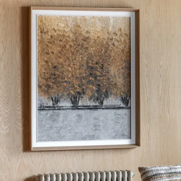 Cedar and Sage Autumn Tinge Framed Canvas