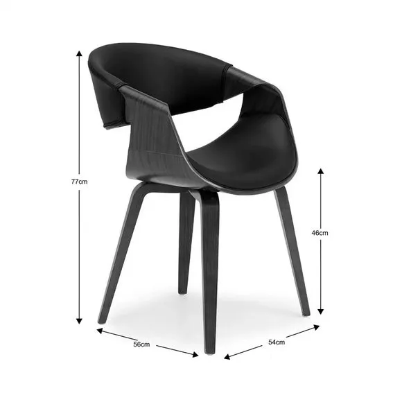 Modena Dining Chair, Faux Leather 2
