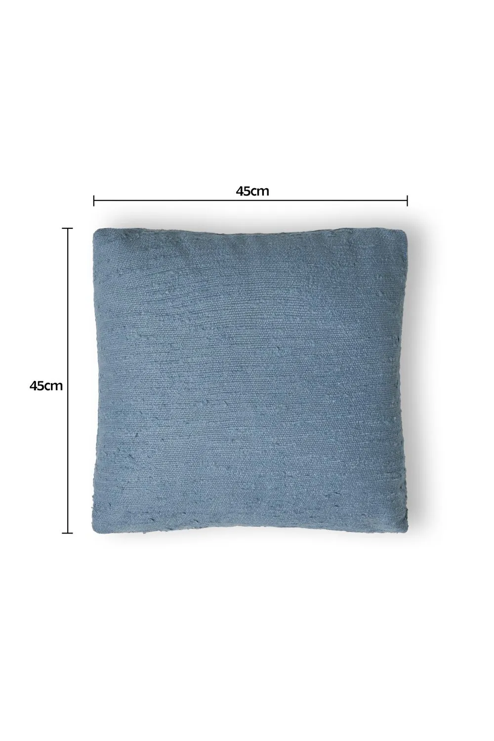 BHS Textured Slub Cushion in Blue 3