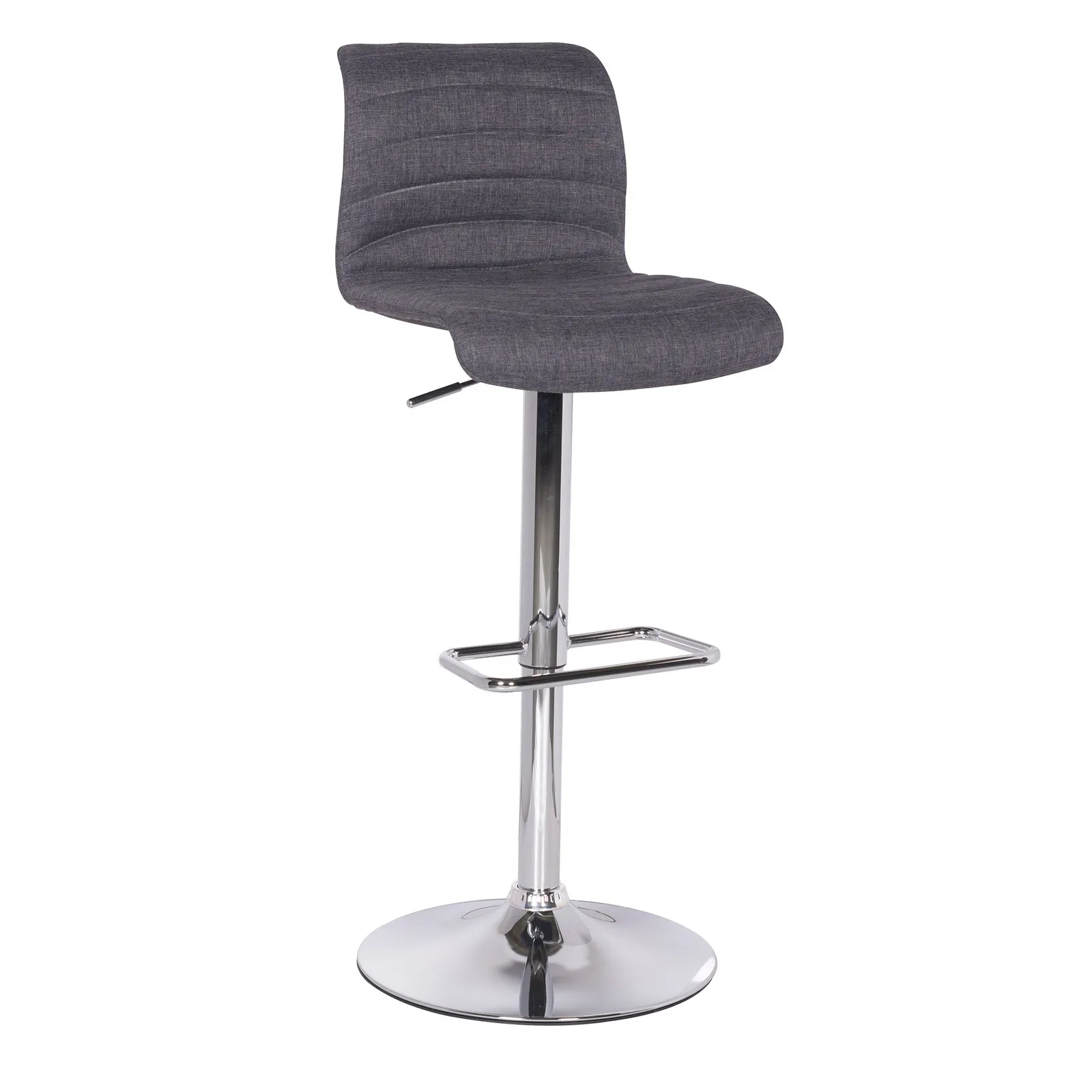 Vigo Fabric Bar Stool Grey