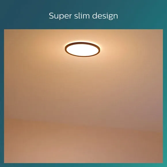 Philips Warm White Superslim Integrated LED Flush Ceiling Light 6