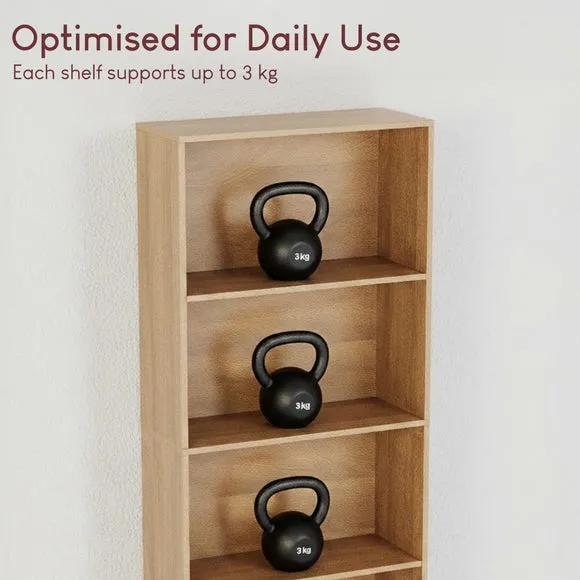 Cambridge 5 Tier Extra Large Bookcase 6