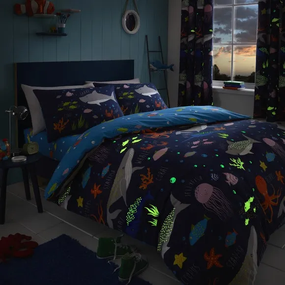 Sea Life Duvet Cover and Pillowcase Set 2