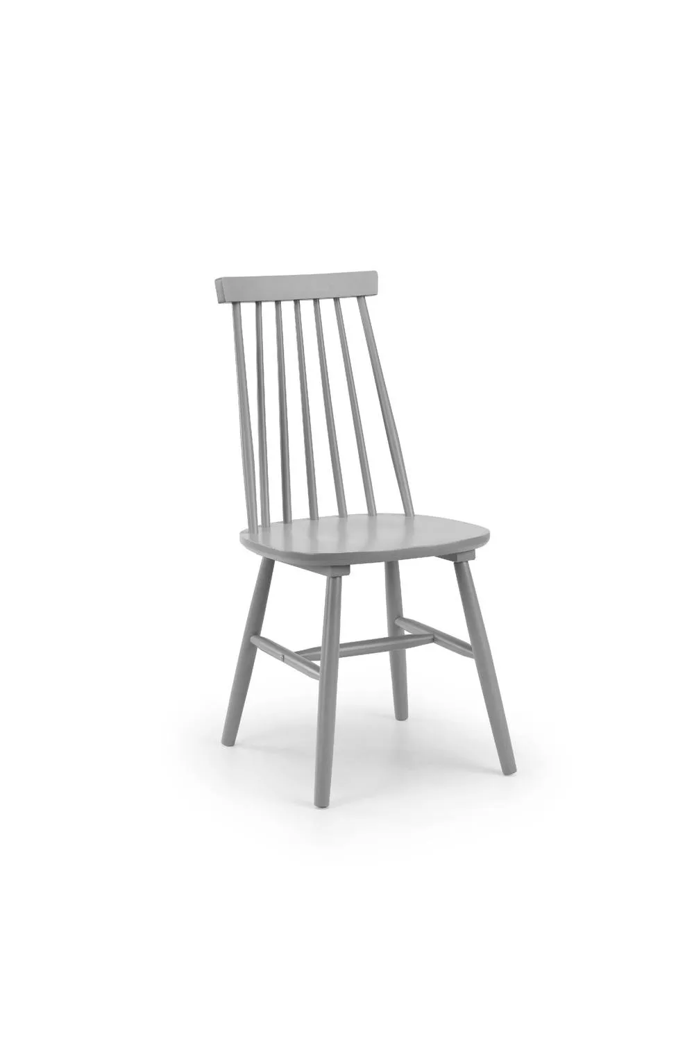 Julian Bowen Alassio Spindle Back Dining Chair (Set of 2) in Grey 2