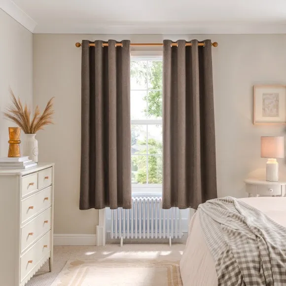 Luna Brushed Eyelet Curtains (Blackout Available) 4