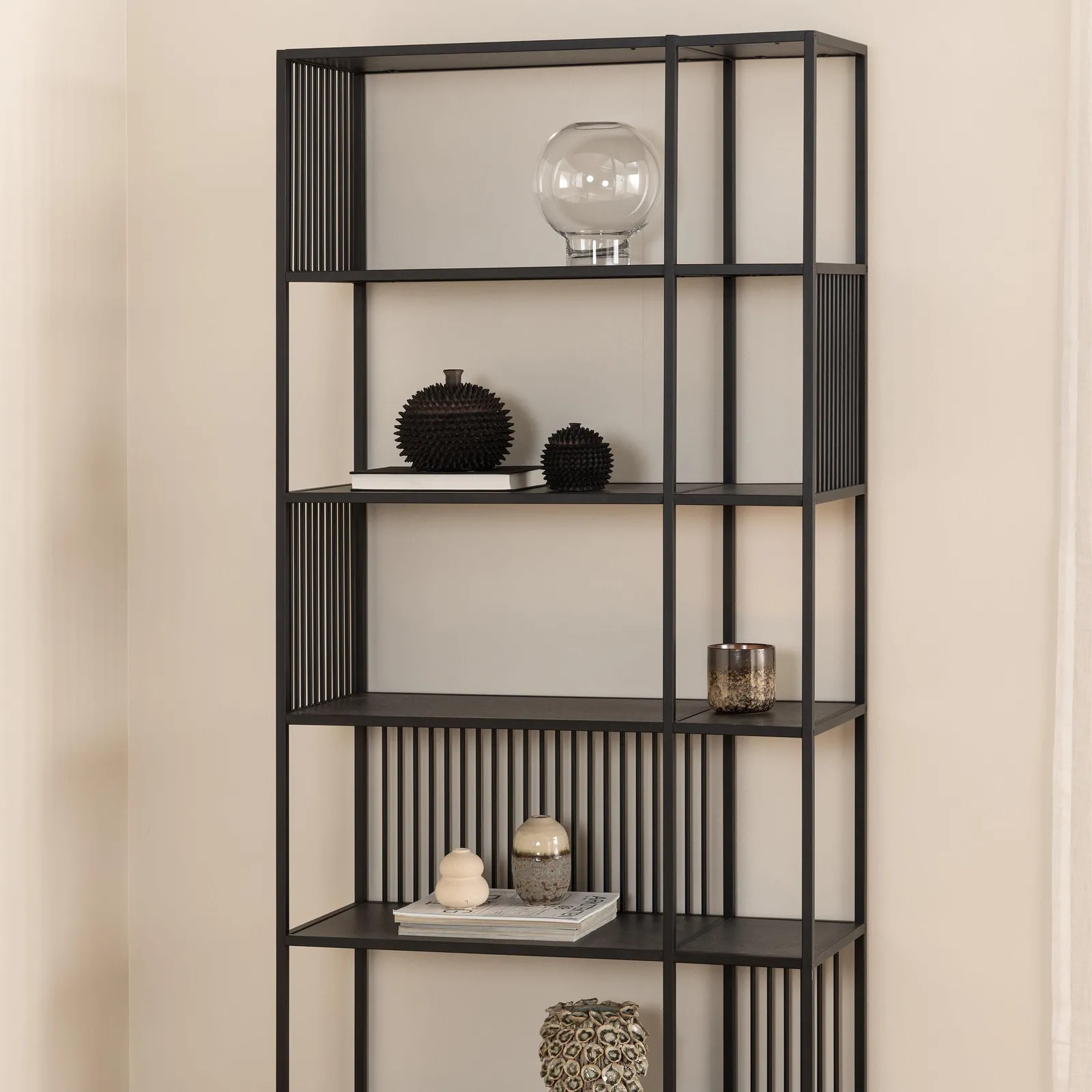 Furniture To Go Strington Bookcase with 5 Shelves in Black 5