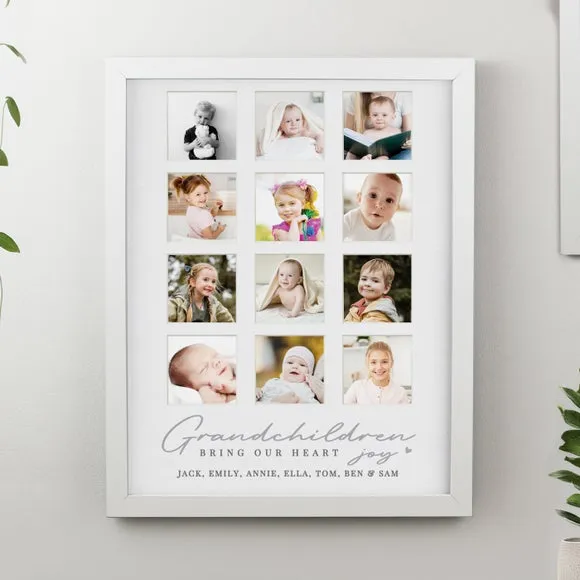 Personalised Grandchildren Multi Photo Frame