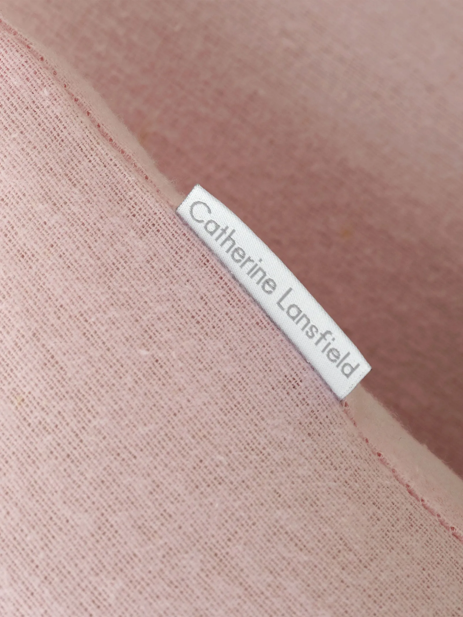Catherine Lansfield 'Brushed Cotton' Pillowcase Pair in Pink 2