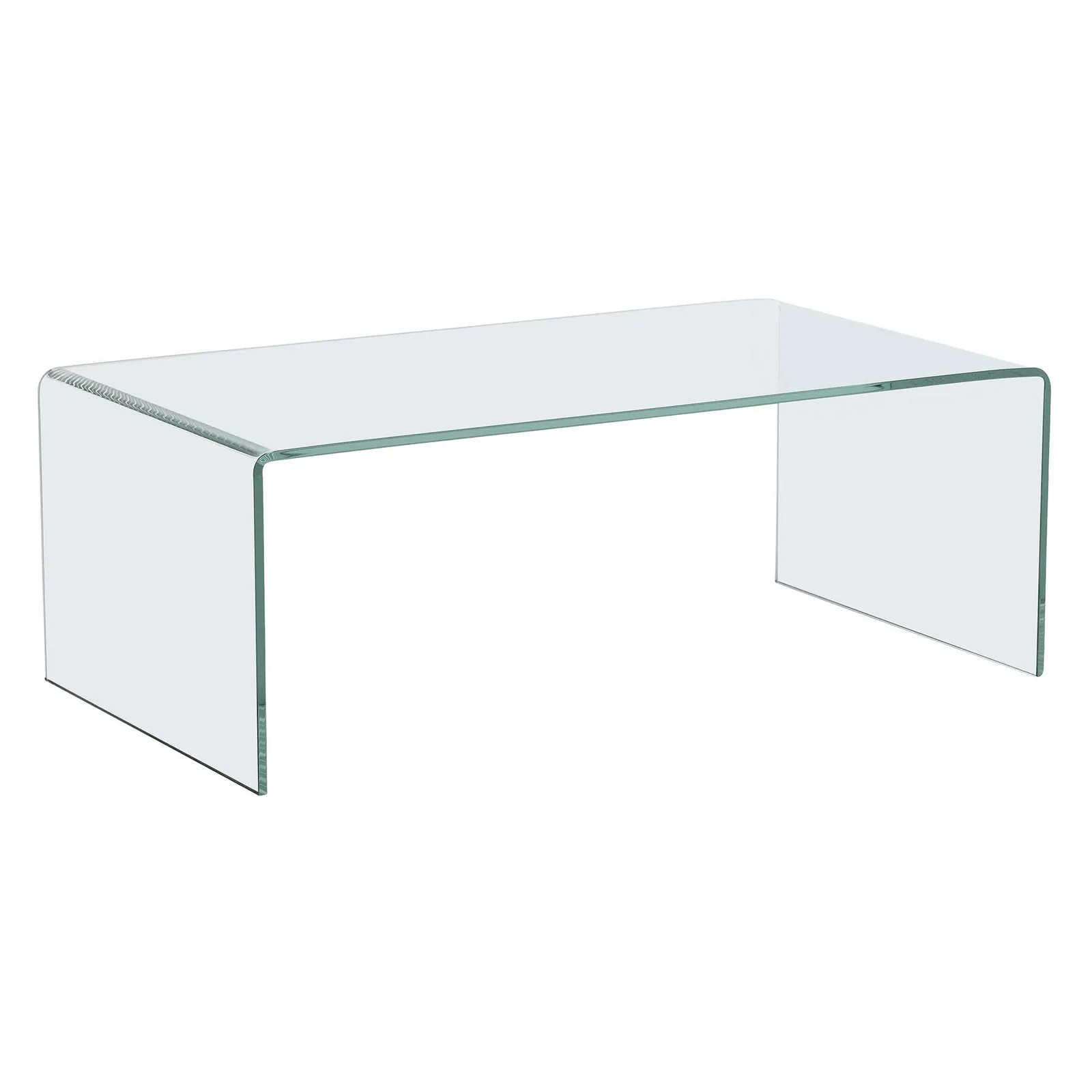 Bridge Glass Coffee Table, Crystal