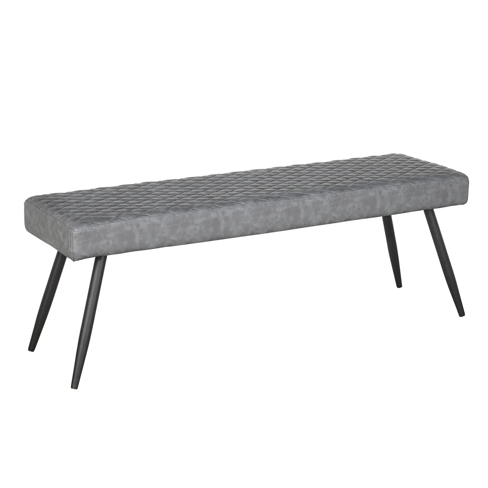 Montreal 2 Seater Dining Bench, Faux Leather, 135cm