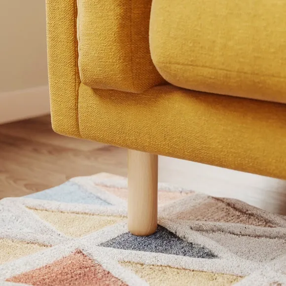 Newton Luxe Chenille Corner Chaise Sofa 5