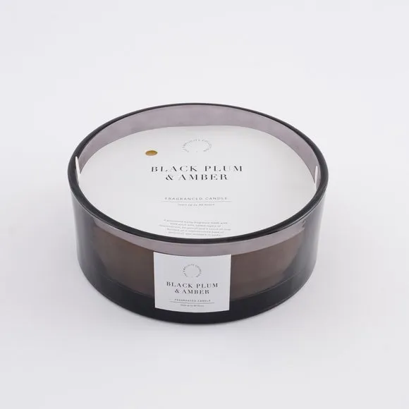 Simplicity Collection Black Plum Multi Wick Candle 3