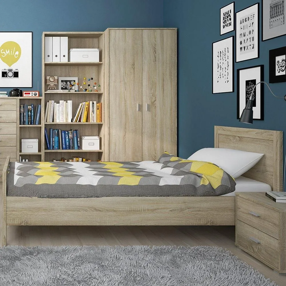 Furniture To Go 4 You Tall Wide Bookcase in Brown 2