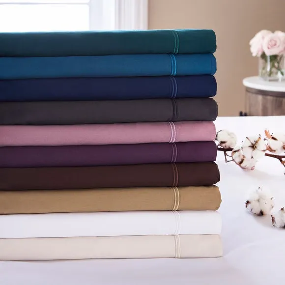 Dorma 800 Thread Count 100% Cotton Sateen Fitted Sheet 3
