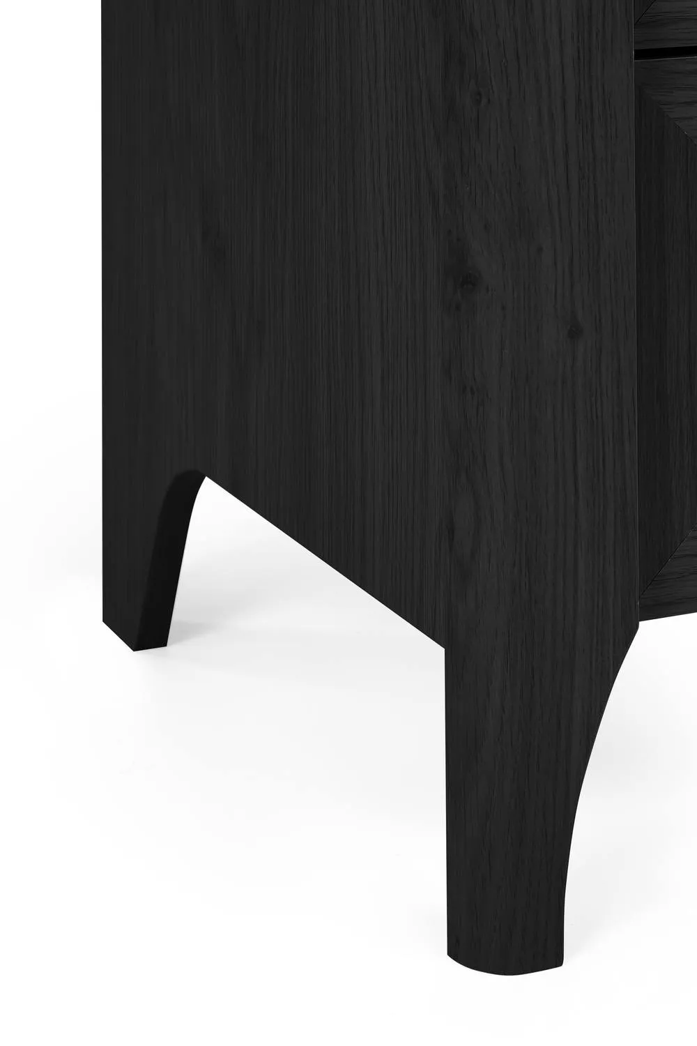 Julian Bowen Sydney Rattan Print 3 Drawer Chest in Black 6