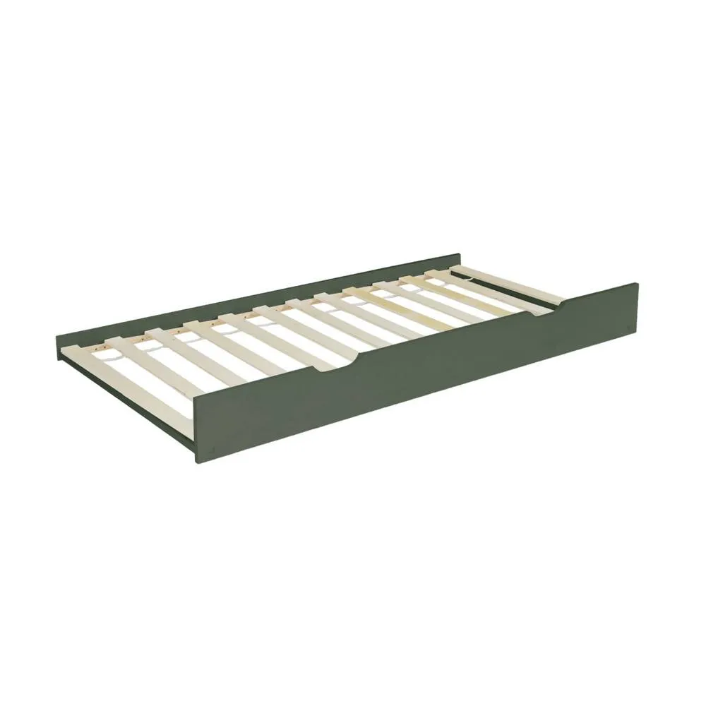 sweeek Children's bed drawer pine wood in Green 2