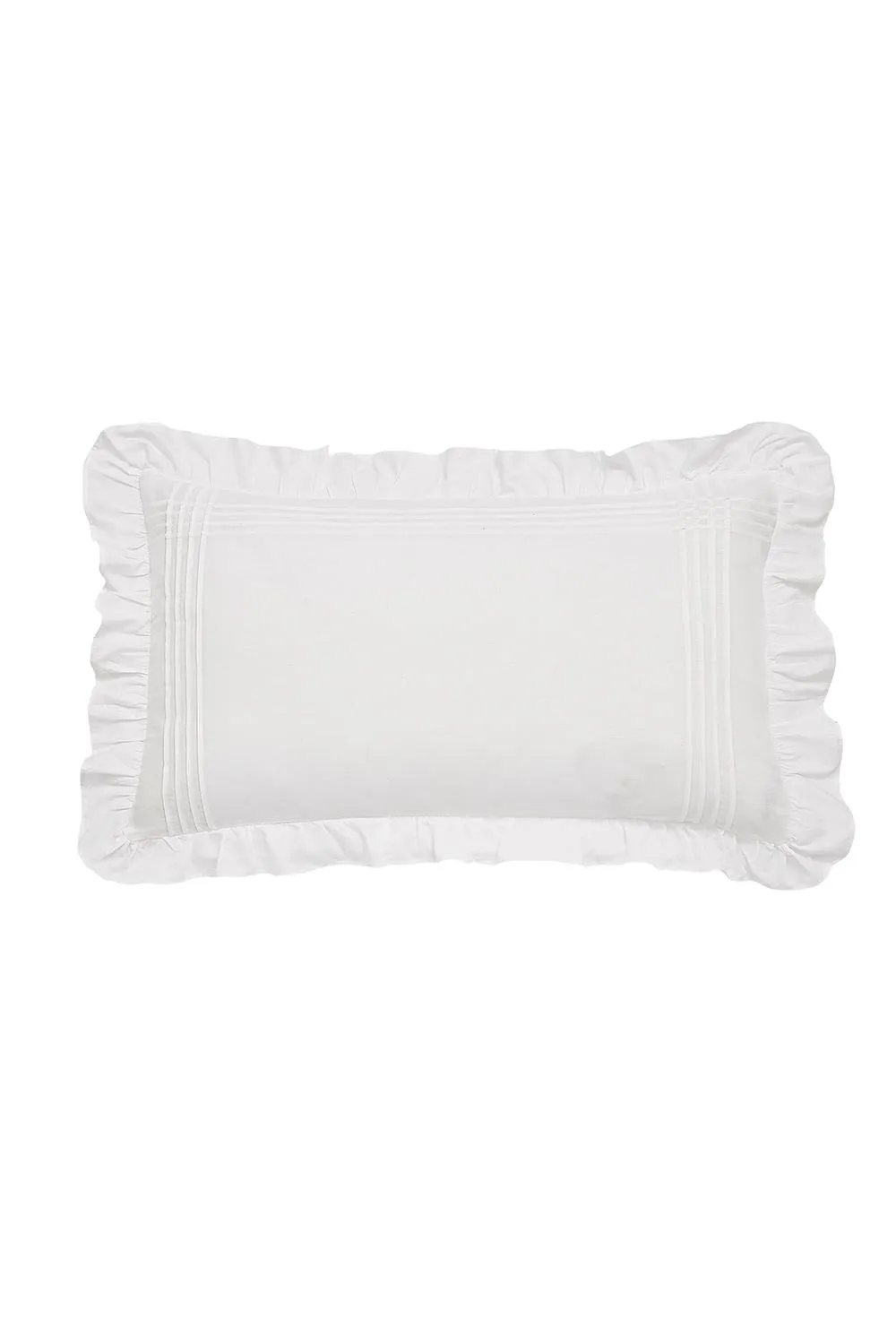 Helena Springfield 'Evie Pintucks' Cotton Duvet Cover Set in White 3