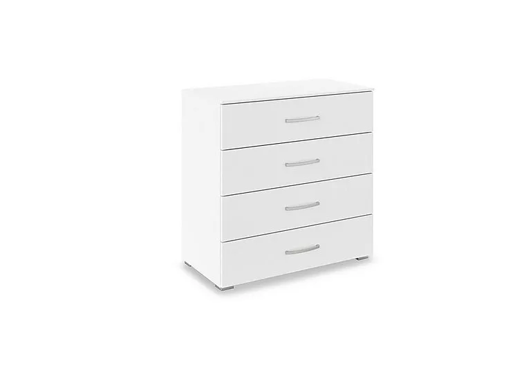Impulse 80cm 4 Drawer Décor Chest - Alpine White
