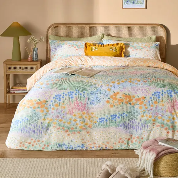 Furn. Florin Polycotton Duvet Cover & Pillowcase Set