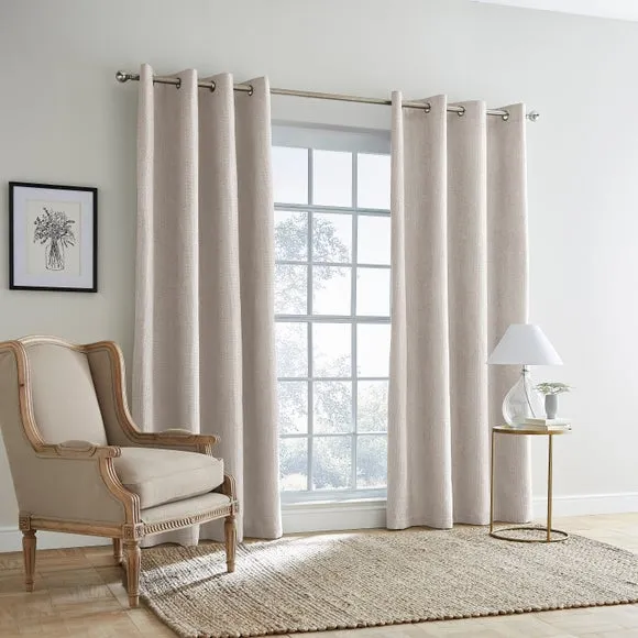 Ensley Chenille Blackout Eyelet Curtains 2