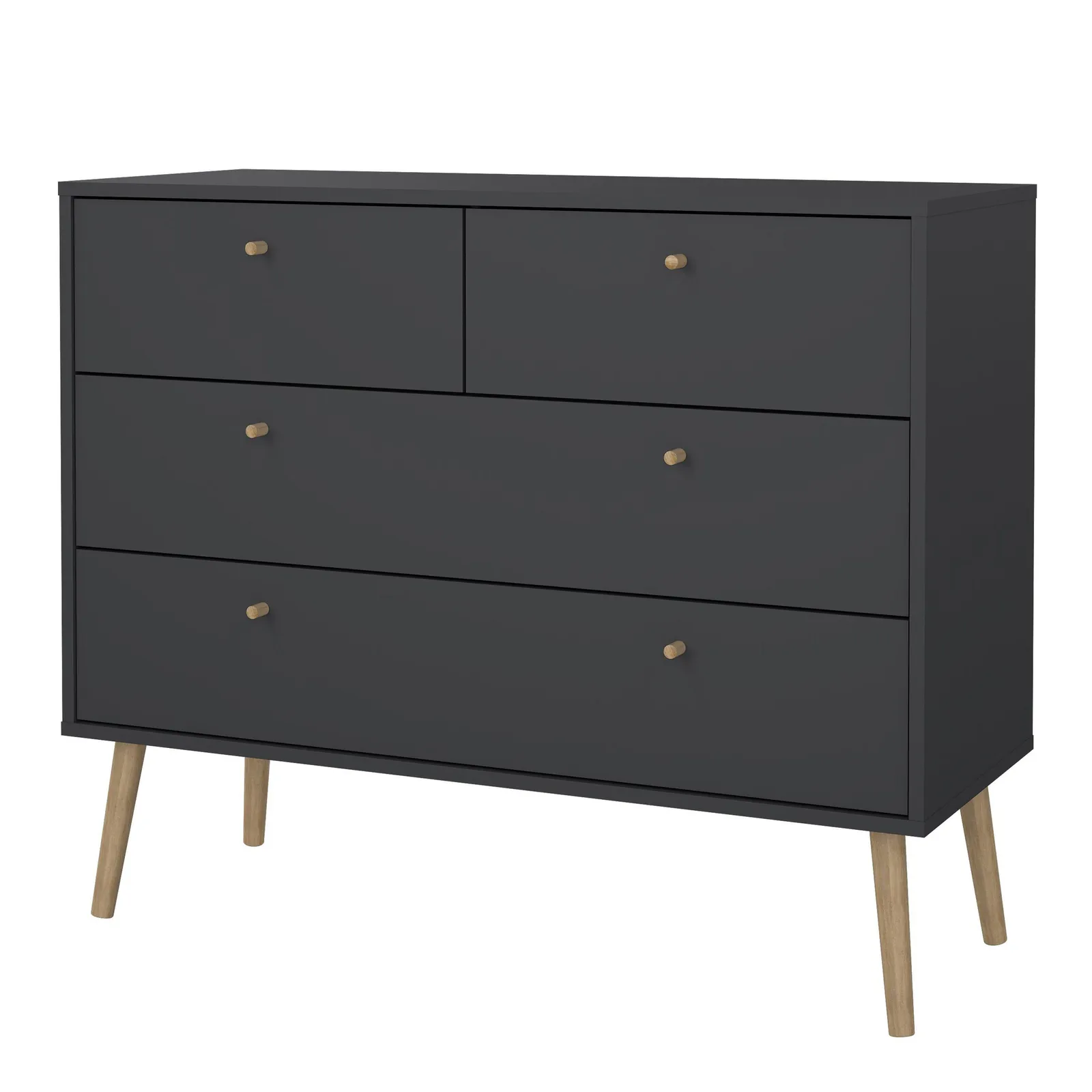 Furniture To Go Cumbria Chest 2 + 2 Drawers in Grey 4