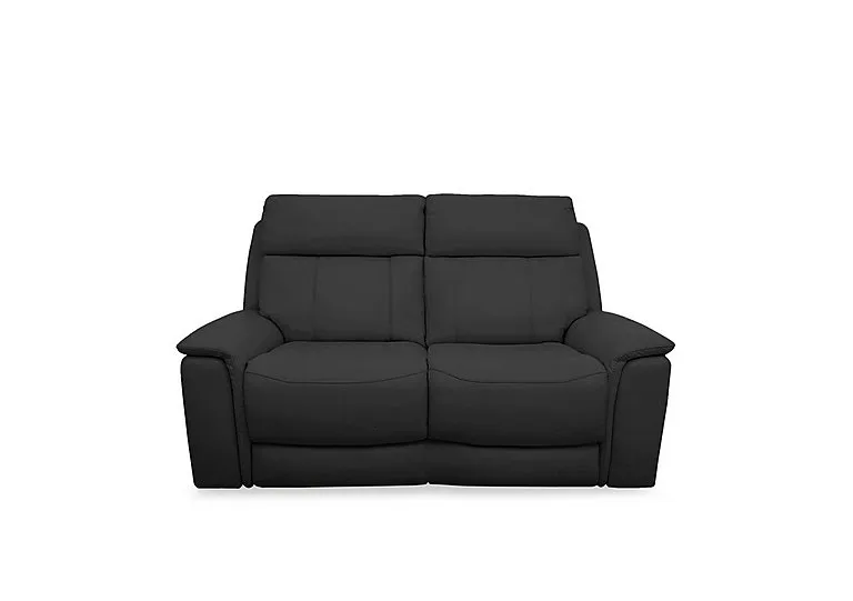 Chill Leather 2 Seater Sofa - Classic Black