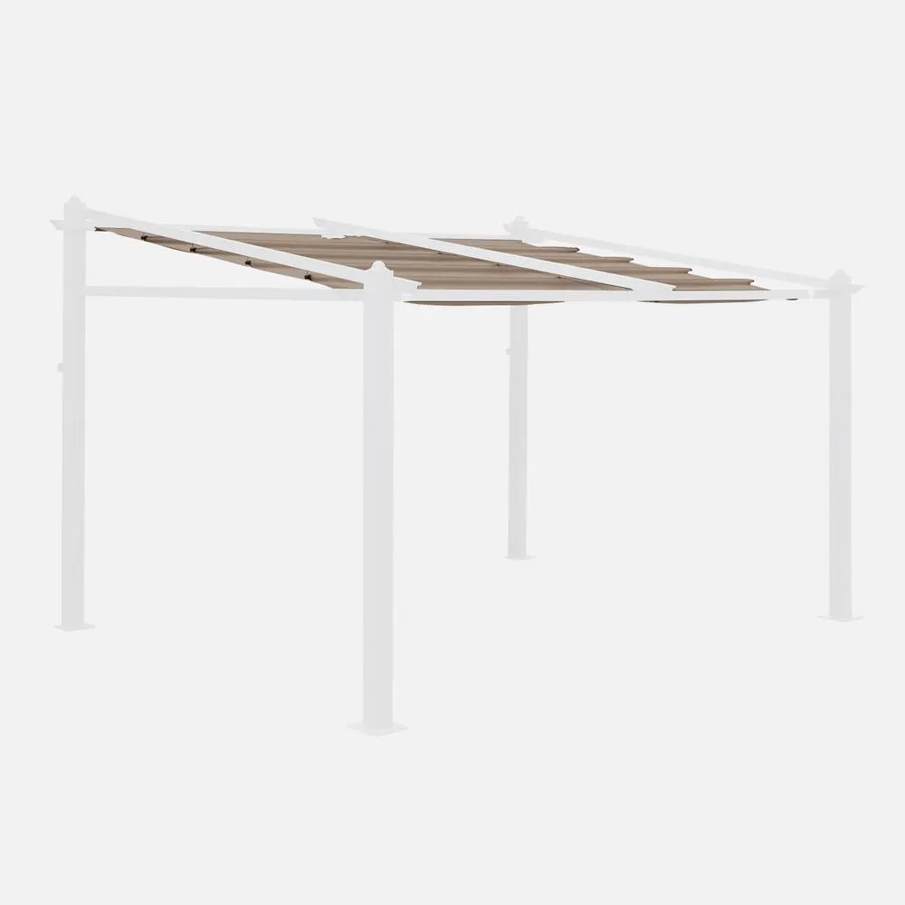 sweeek Replacement canopy roof for 3x4m Murum pergola in Beige