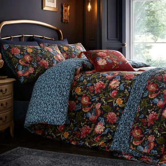 Dreams & Drapes Bejewelled 100% Cotton Duvet Cover & Pillowcase Set 6