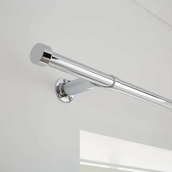 Trinity Room Darkening Extendable Metal Eyelet Curtain Pole