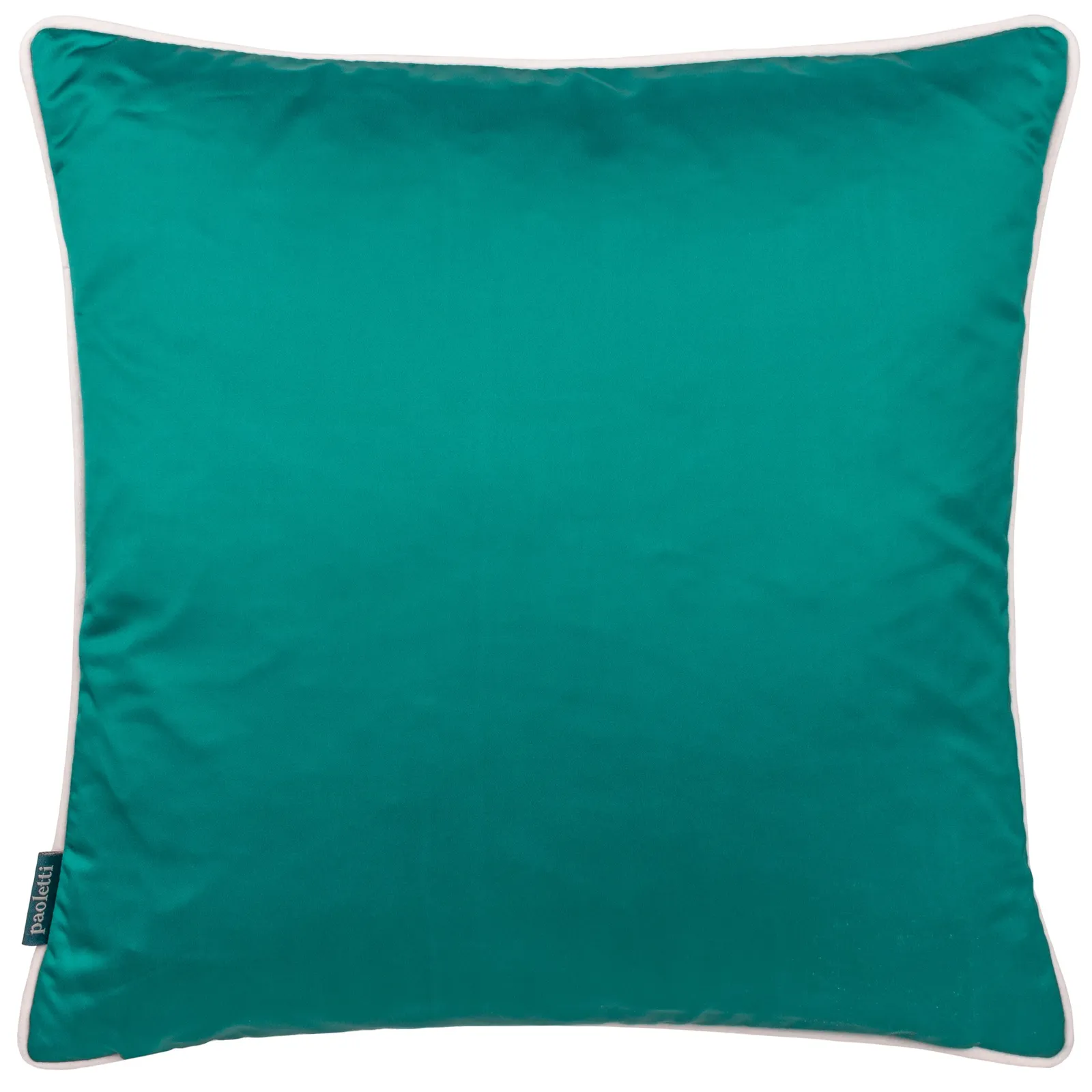 Paoletti Carnaby Chain Geometric Satin Cushion in Bronze 3
