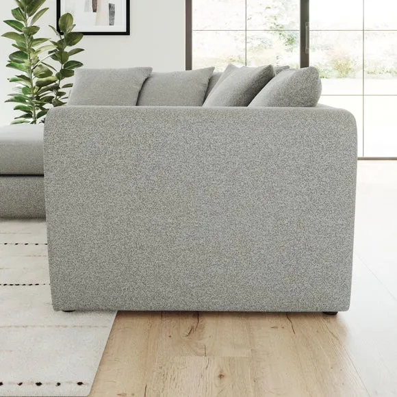 Blake Multi Texture Corner Chaise Sofa 2