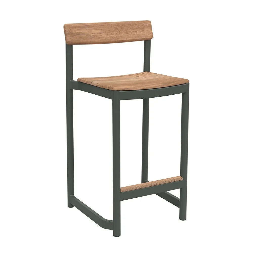 Pelagus Counter Stool Hunter Green 2