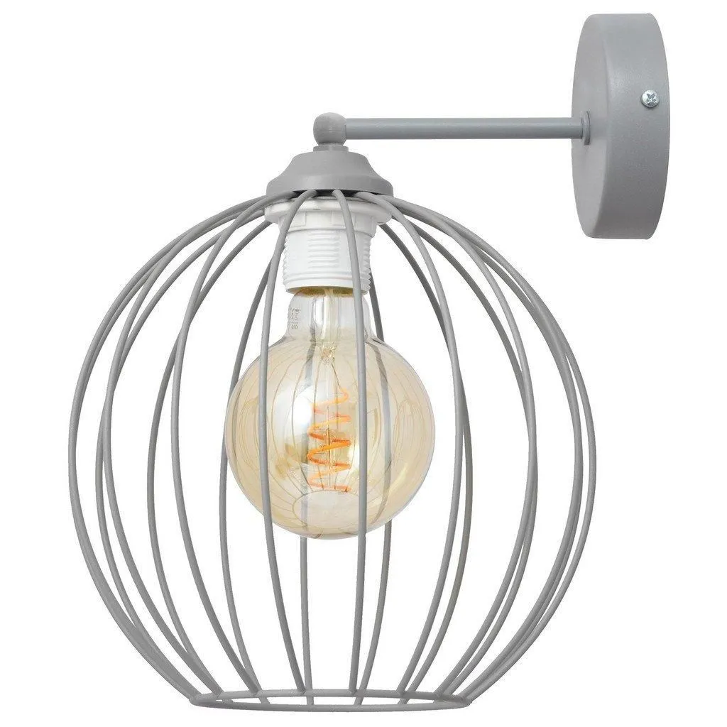 Netlighting Mercure Wall Lamp Grey 26cm