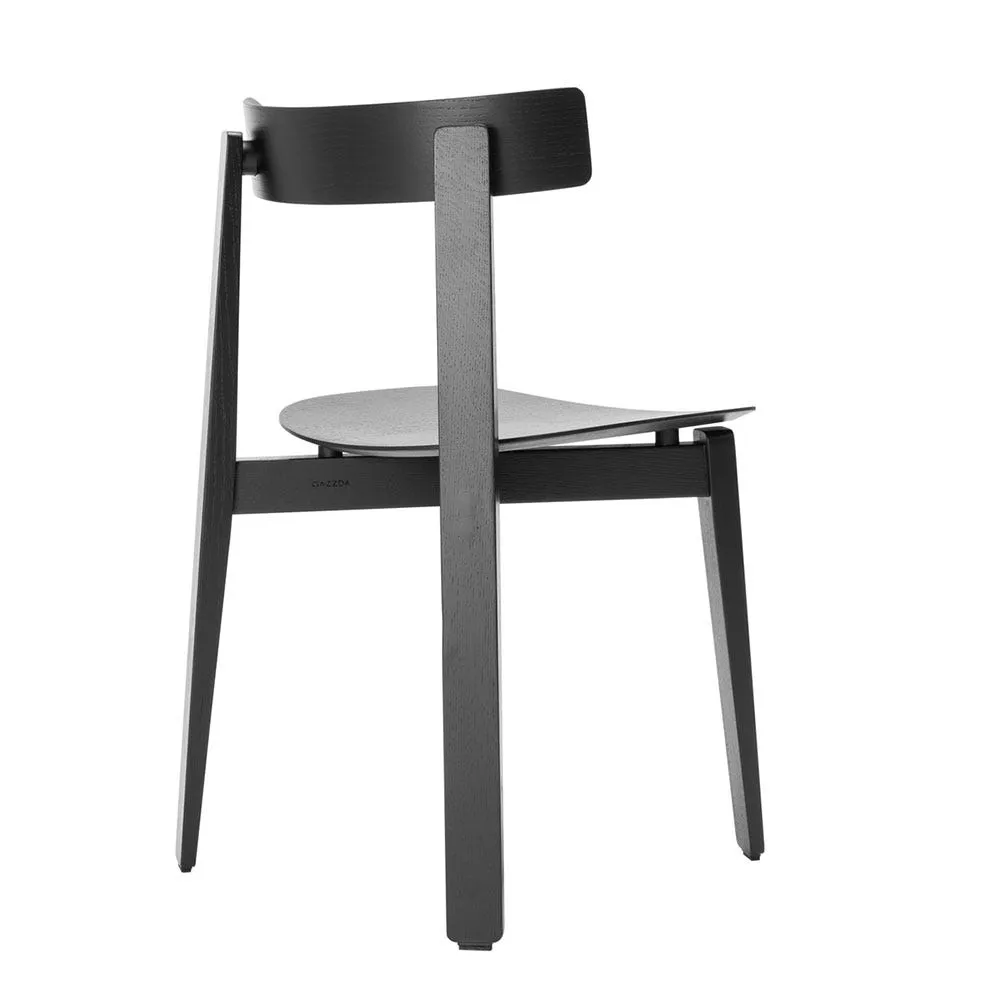 Gazzda Nora Dining Chair in Black Lacquered Oak 2